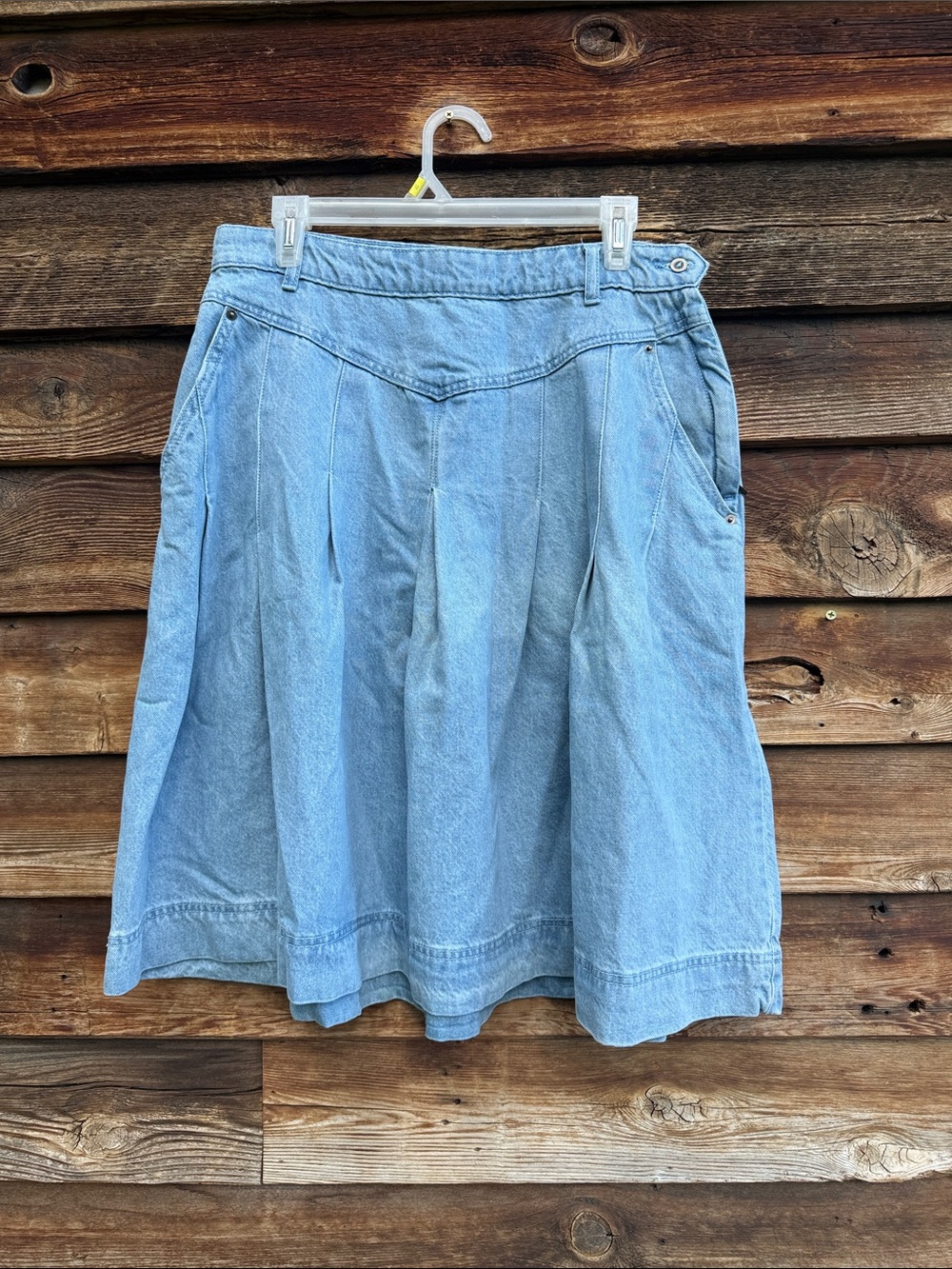 Free people denim skirt
